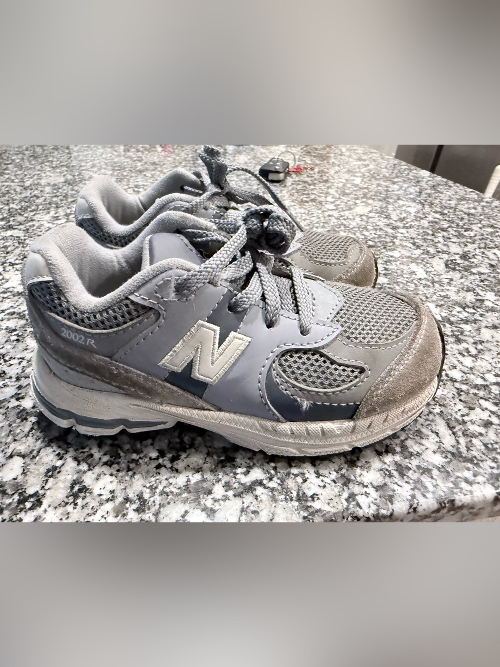 New Balance Kids' Gray 2002R Athletic Shoes 9C